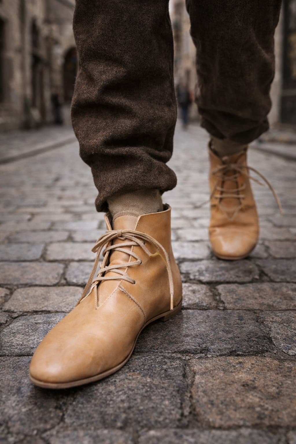 Viking & Medieval Toggle Boots — Handmade Leather Reenactor Boots