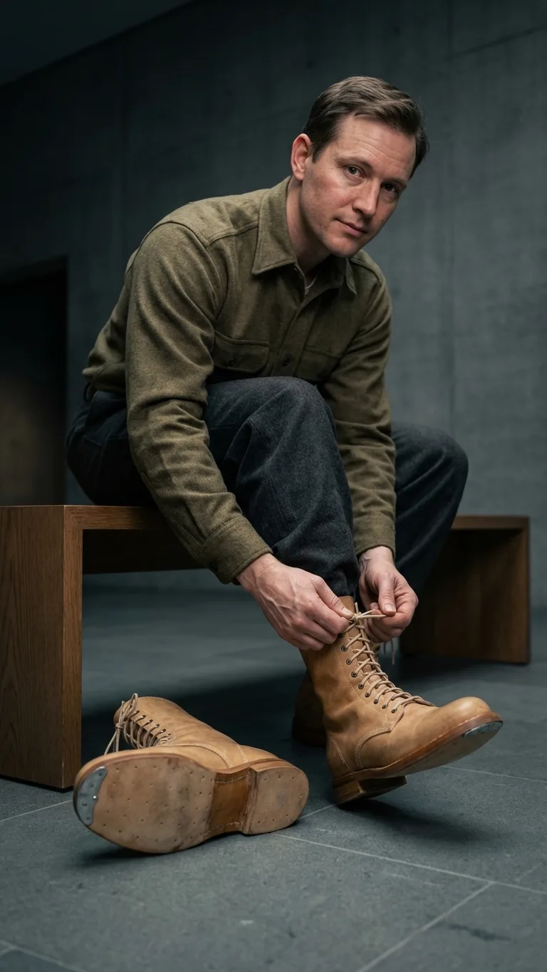 WW2 German Fallschirmjager Boot — 2nd Pattern