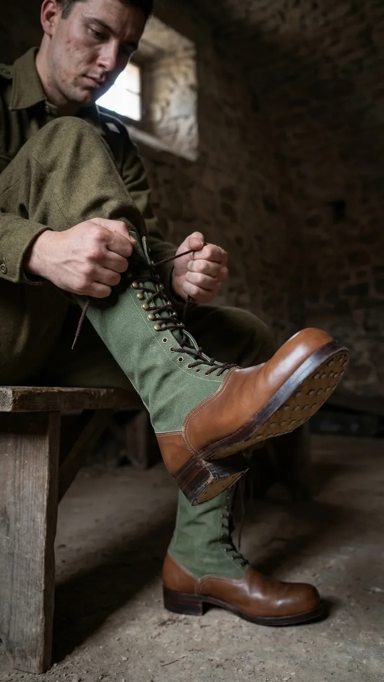 WW2 German DAK High Boots