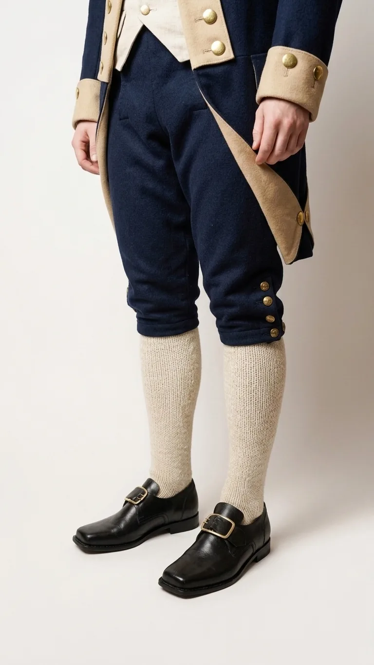 18th Century Buckle Shoes — High‑Quality Leather