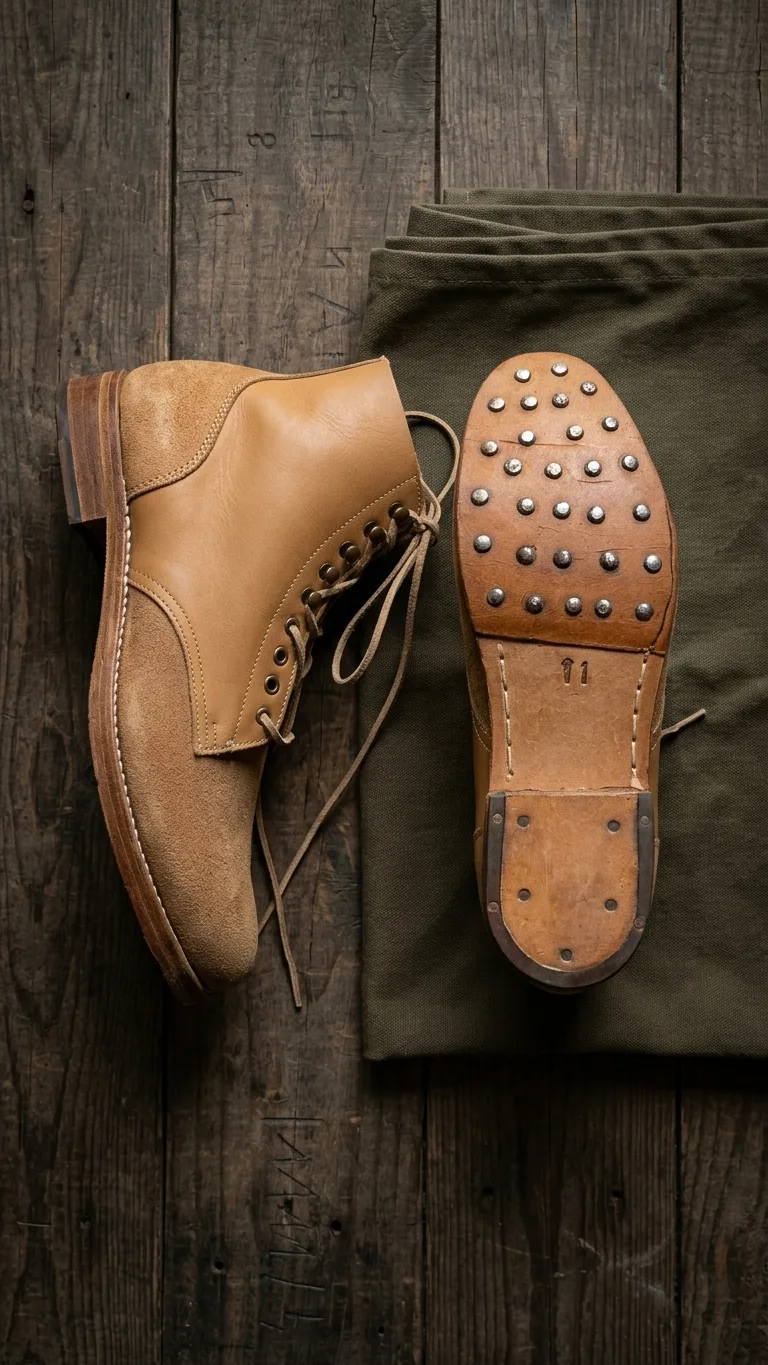 WW2 German Low Boots — M37 Schnürschuhe