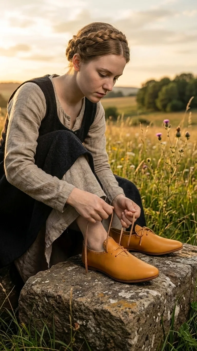 13th Century Medieval Shoes