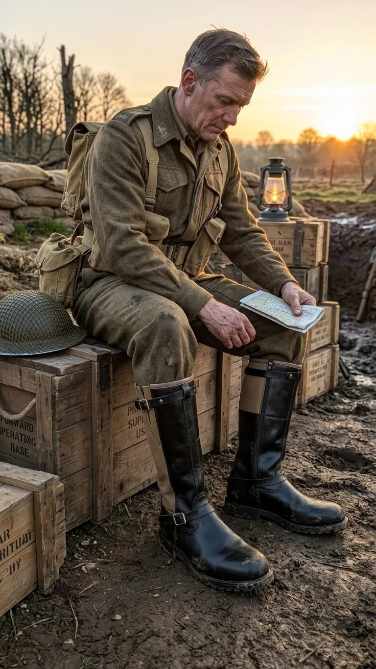 WW2 German Luftwaffe Flight Boots — Pattern 1940