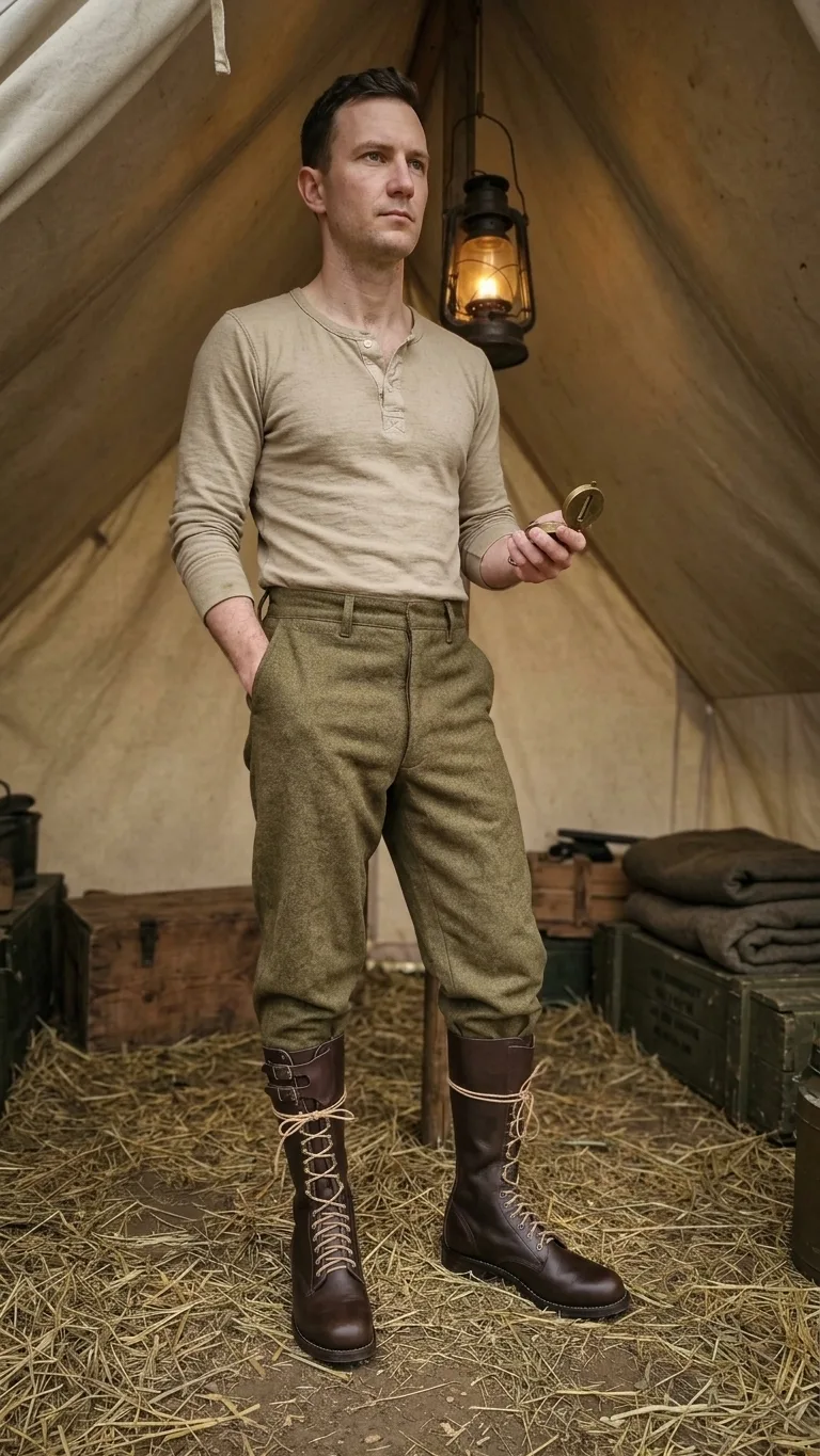 WW2 German SA Kampfzeit Tall Boots Reproduction