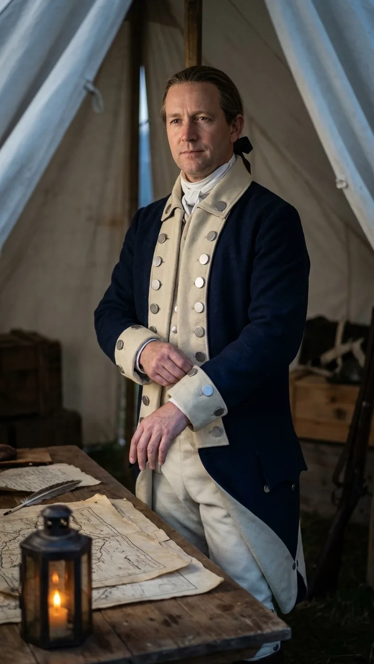 18th Century Revolutionary War Blue Regimental Coat – Historical Military Uniform