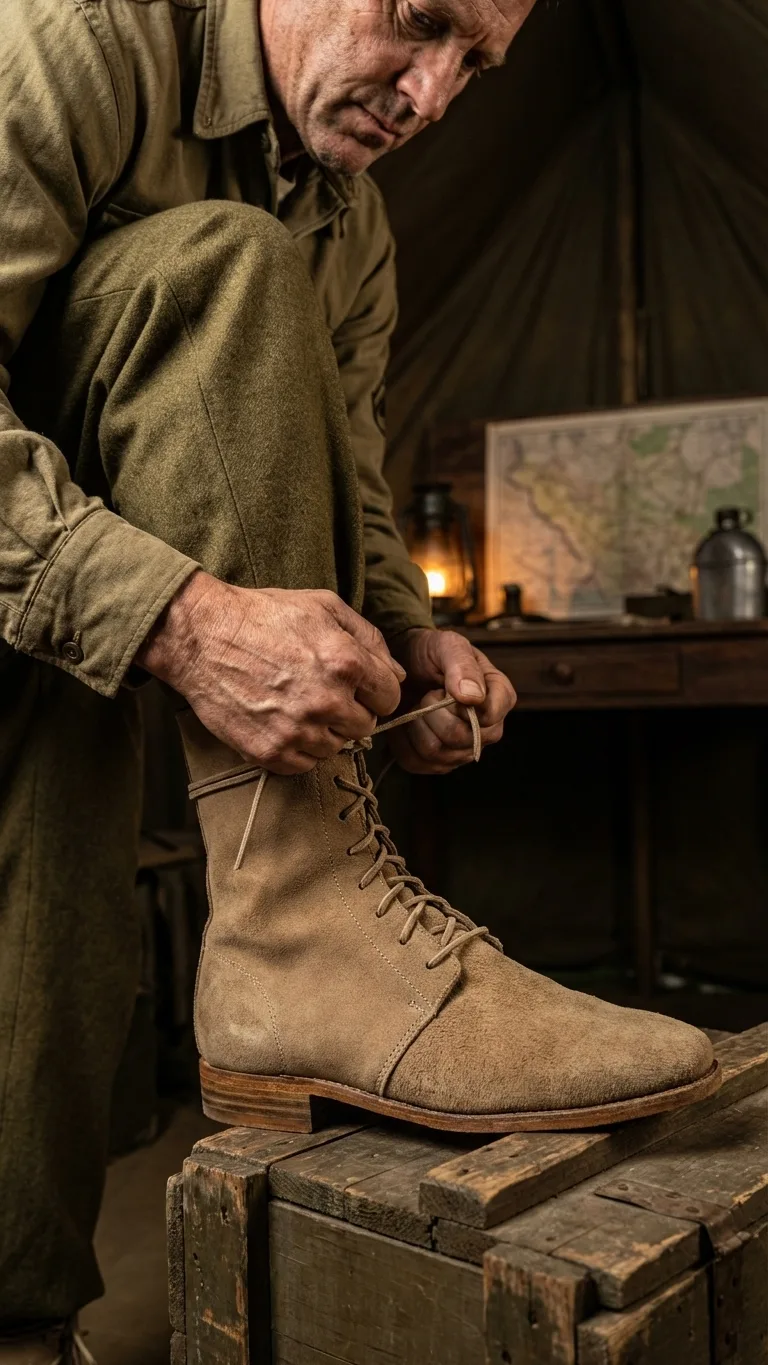 Hi-Lo Trekkers Revolutionary War Boots – 18th Century Colonial Military Leather Boots