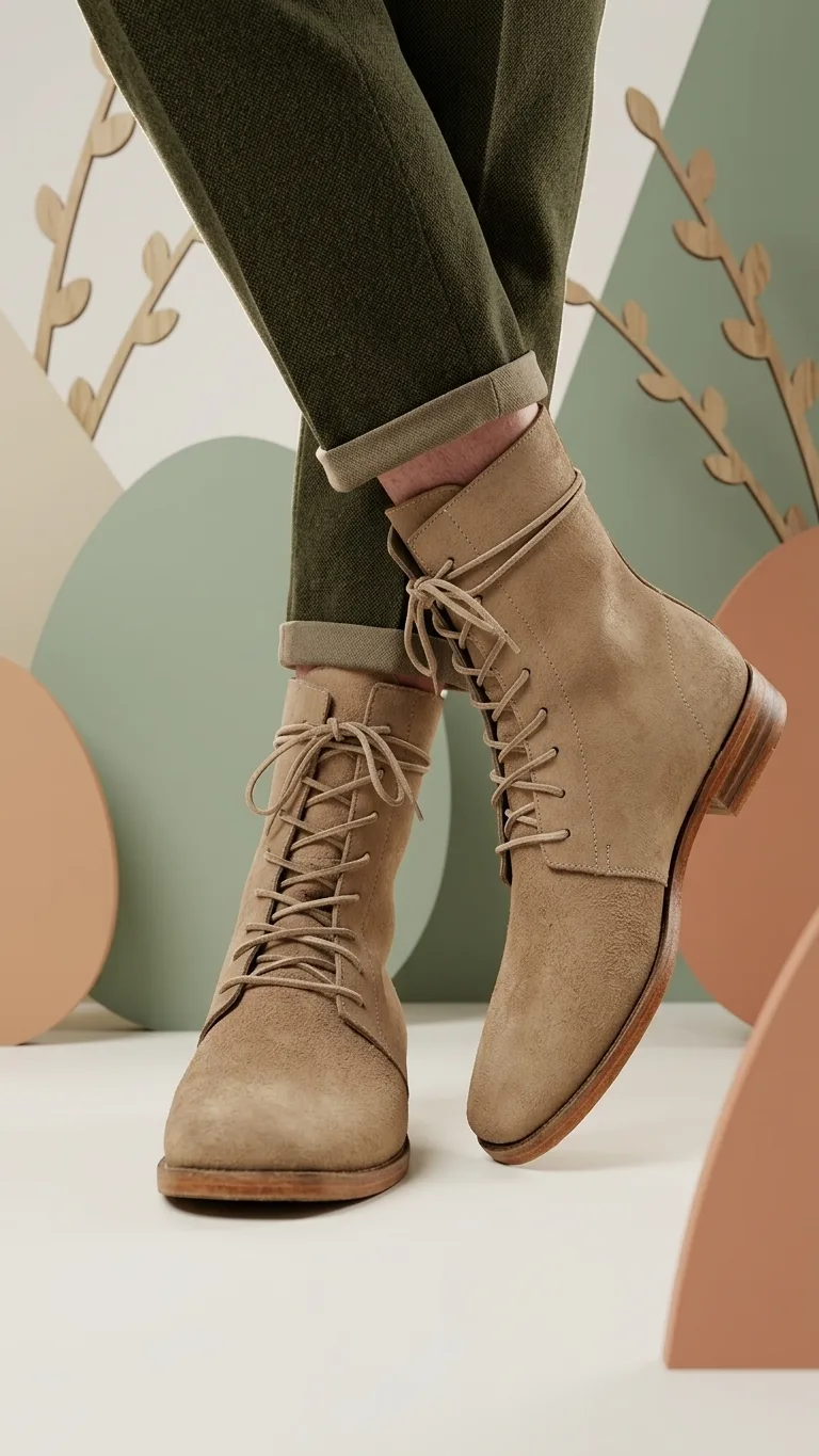 Hi-Lo Trekkers Revolutionary War Boots – 18th Century Colonial Military Leather Boots