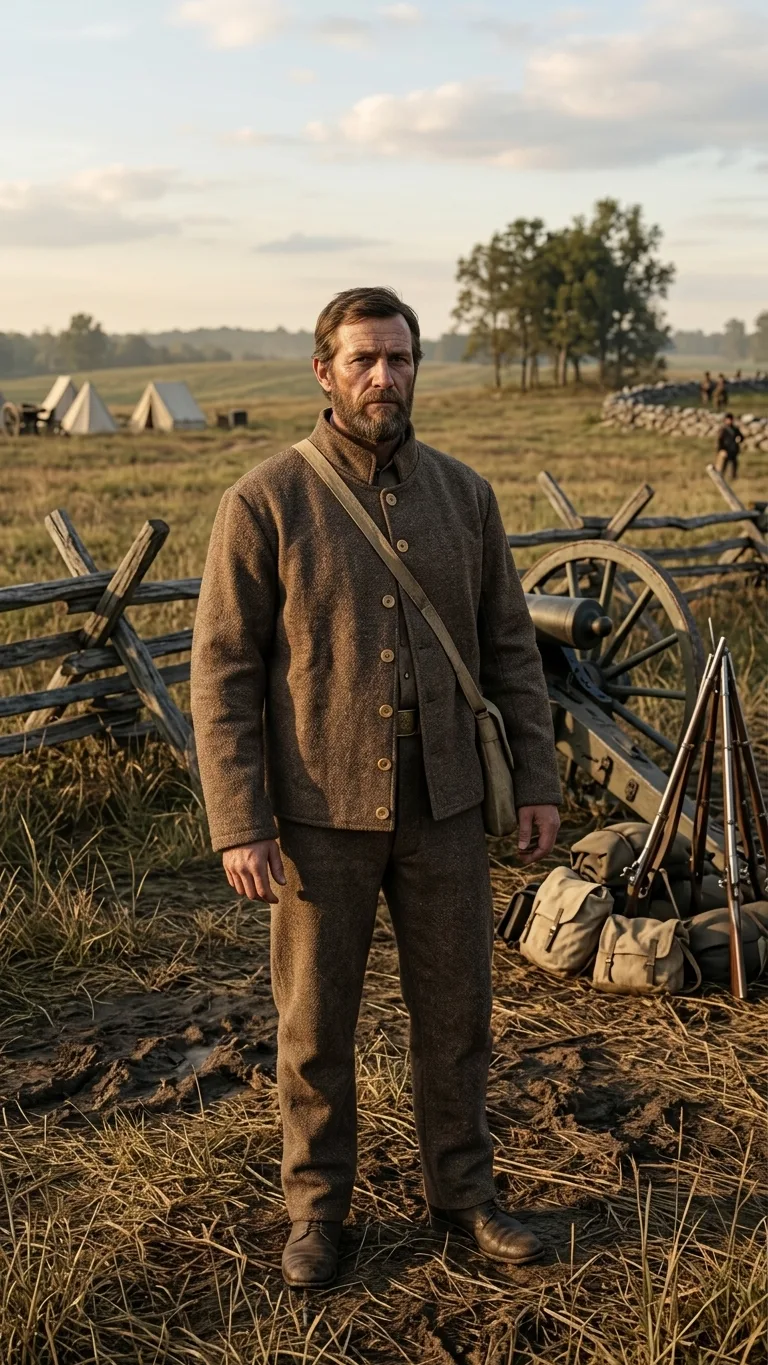 Civil War Jean Wool Sack Coat