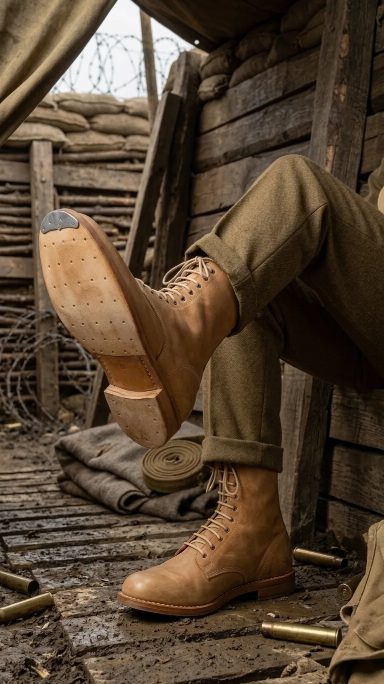 WW2 German Fallschirmjager Boot — 2nd Pattern