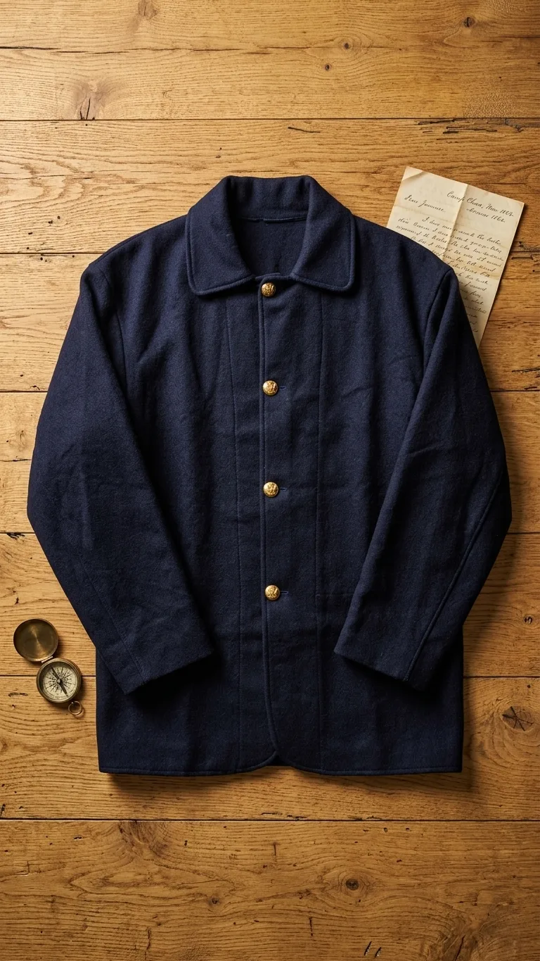 US Civil War Union Federal Navy Blue Infantry Sack Coat