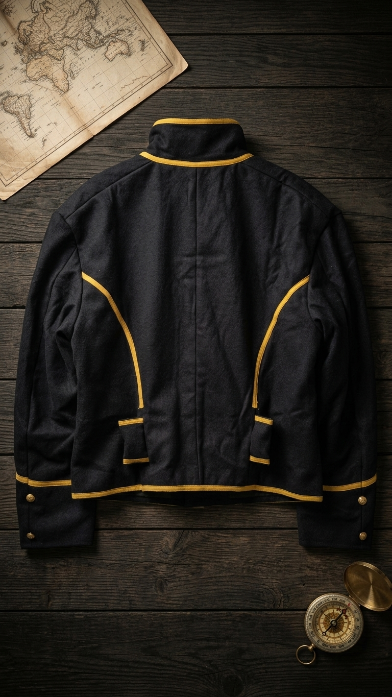 UUnion Civil War Cavalry Jacket – Federal Navy Blue Mounted Trooper Uniform