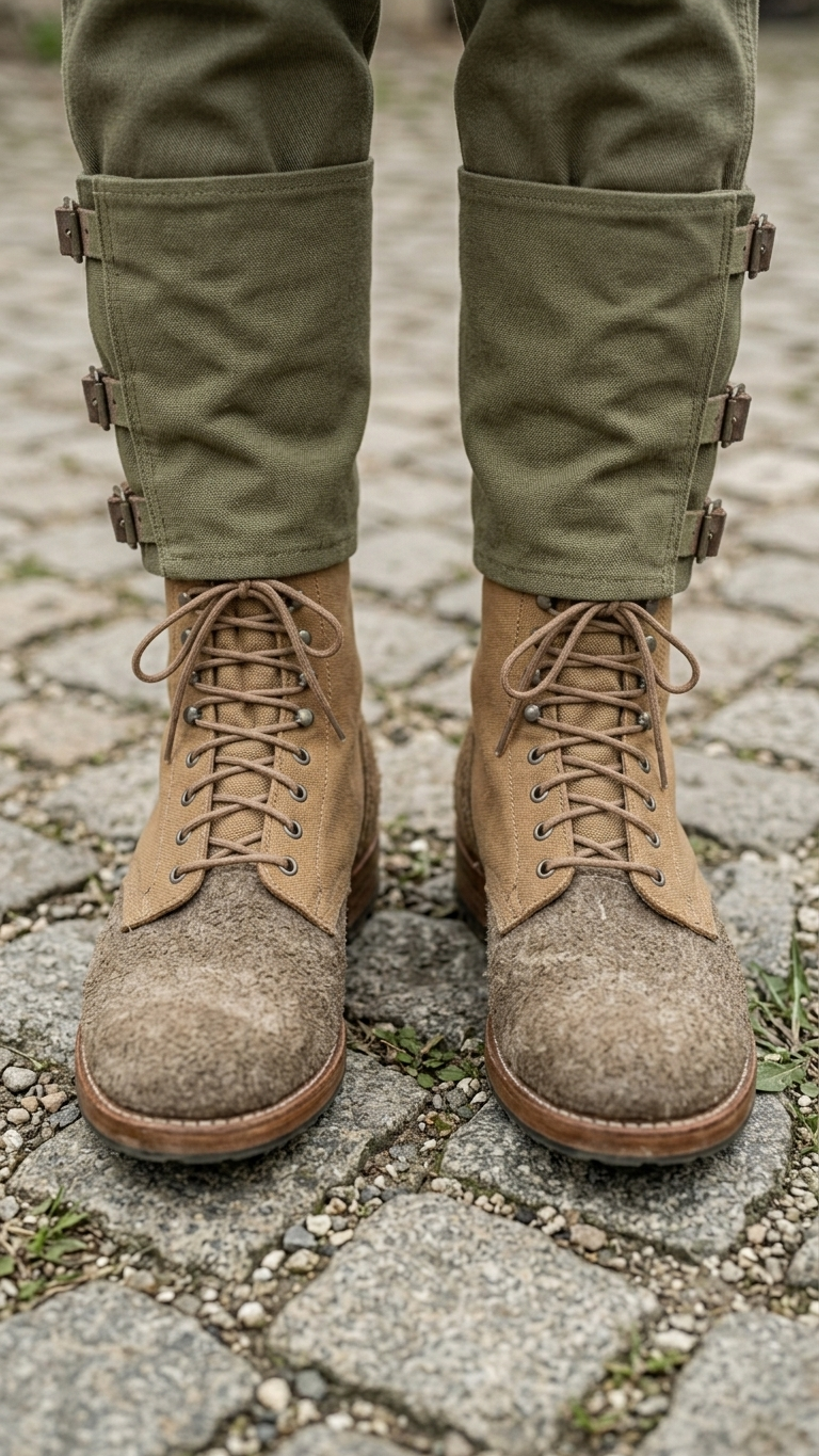 WW2 German M37 Low Boots with Hobnails