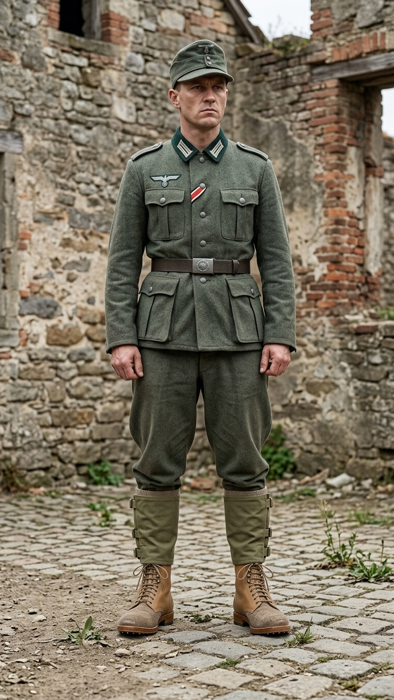 WW2 German M37 Low Boots with Hobnails