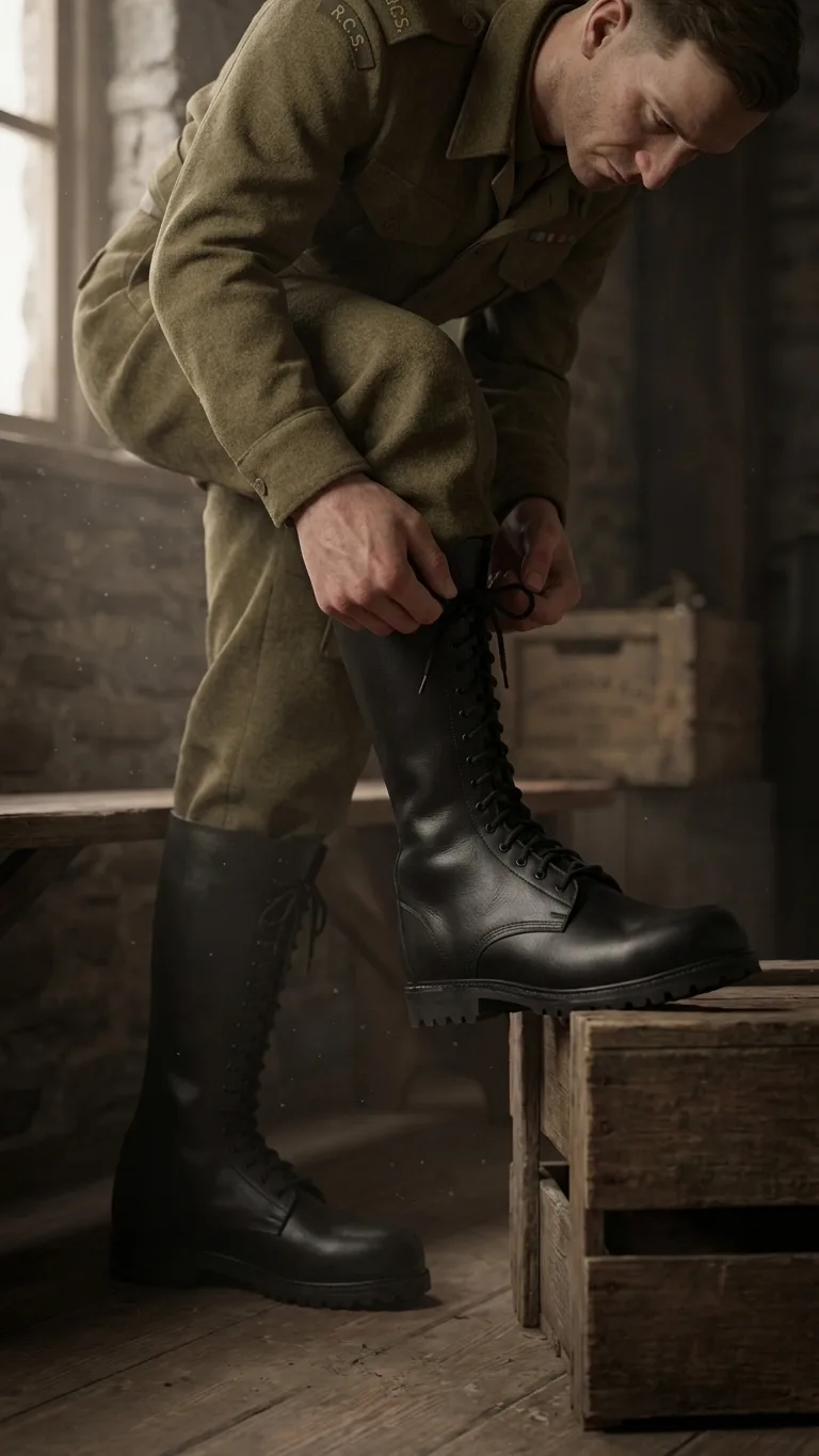 Black Leather Riding Boots – Tall Pull-On Equestrian Style Boots