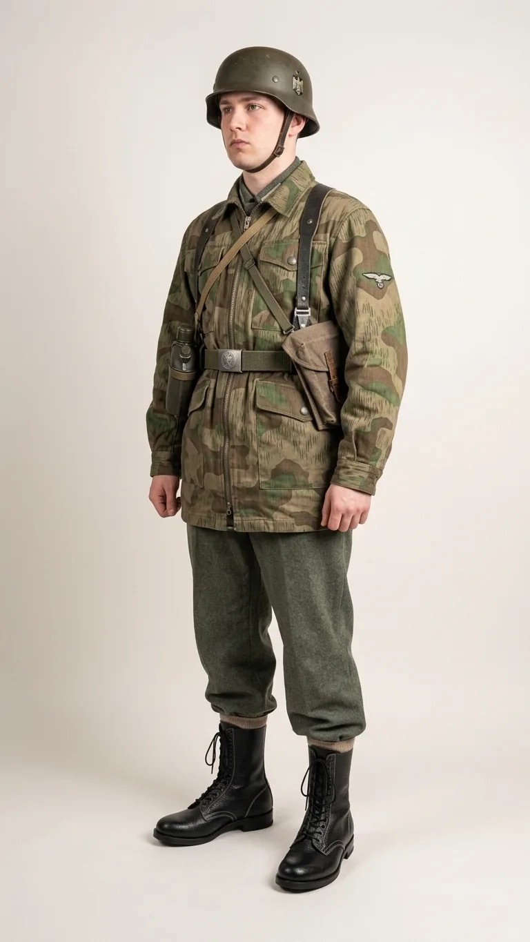 World War II Front Lace Paratrooper Boots – Vintage Military Combat Leather Boots