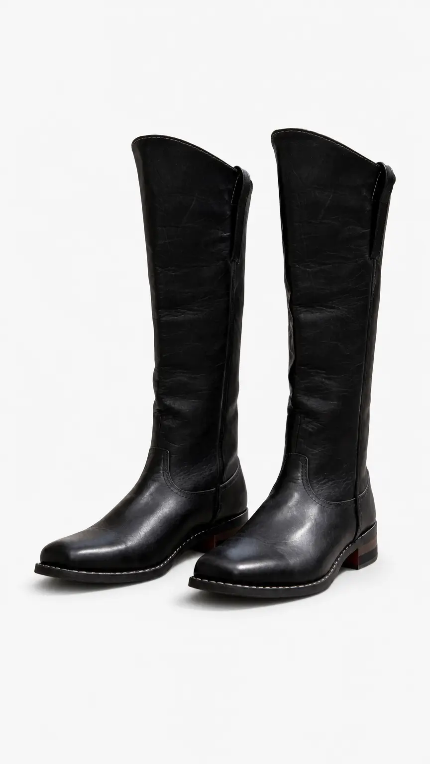 Cavalry Boots US - Sizes 5-15 - Black Leather - Highest Quality - Civil War