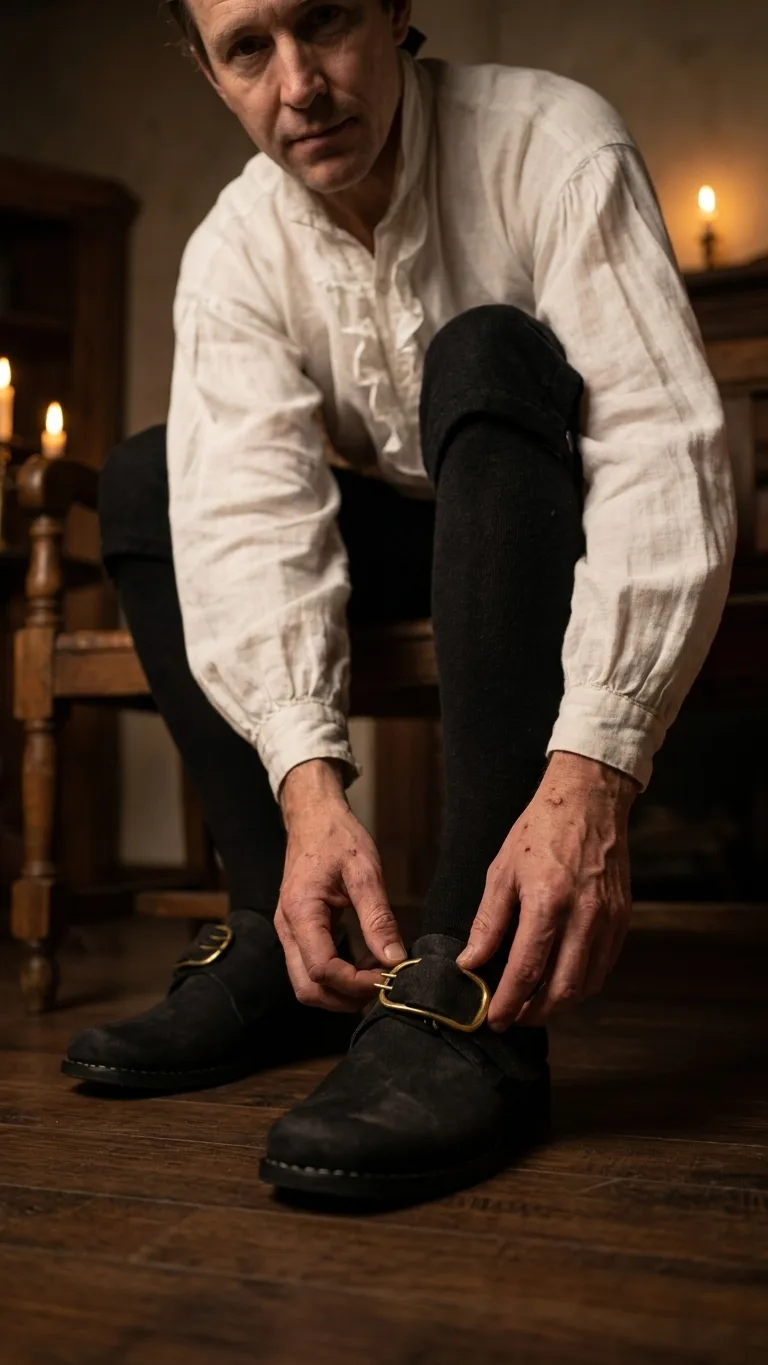 18th-Century Napoleonic Buckle Boots