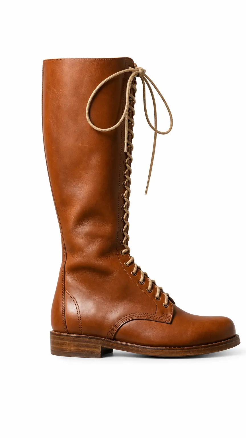 Handmade Ridding Boot With Speed Up Hook & Leather Sole
