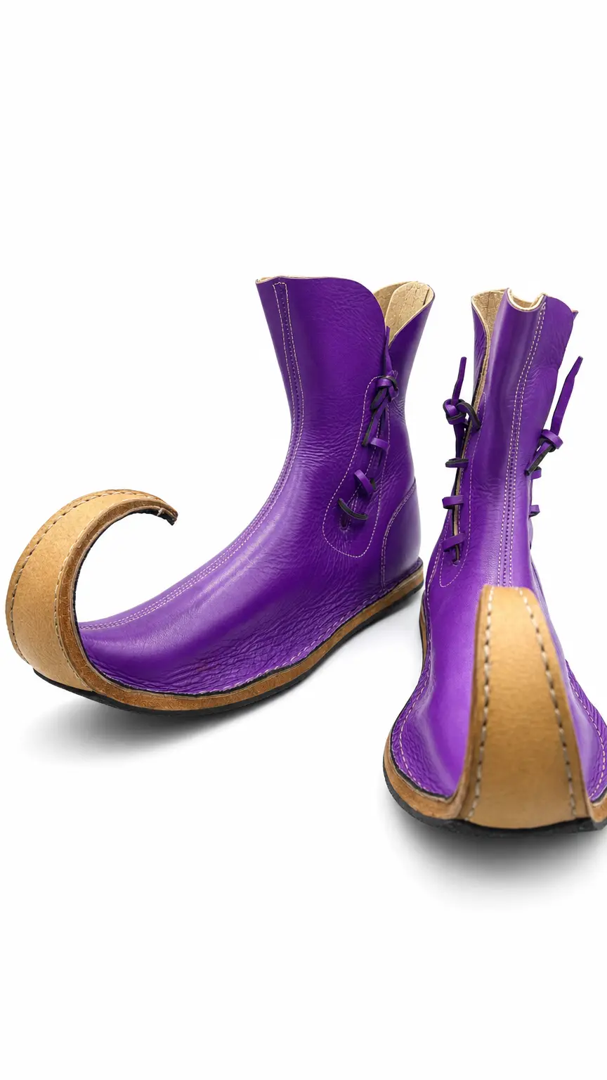 Poulaines: Medieval Pointed Toe Shoes | Handmade Leather