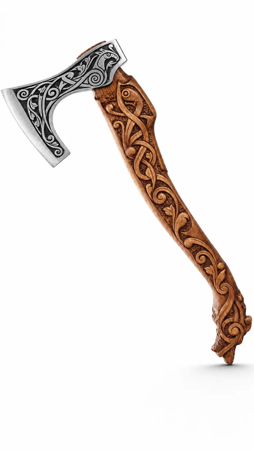 Fenrisulfr Hand-Forged Bearded Viking Axe
