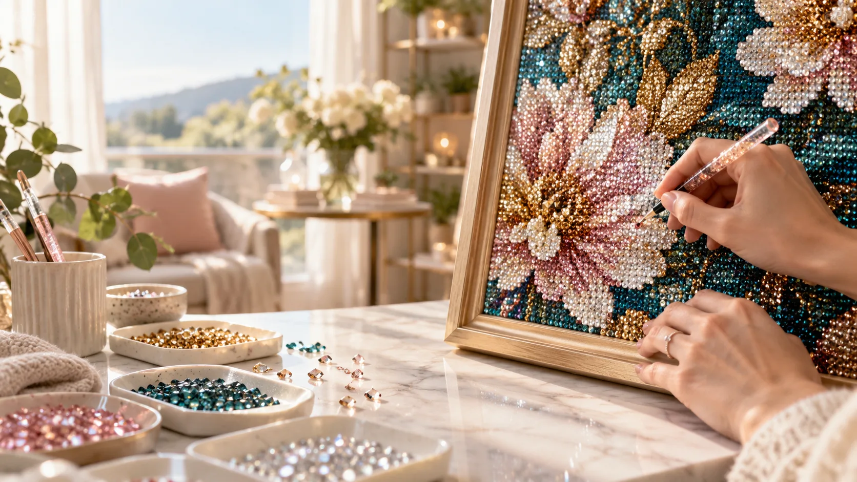 Why Finished Diamond Art Belongs on the Wall