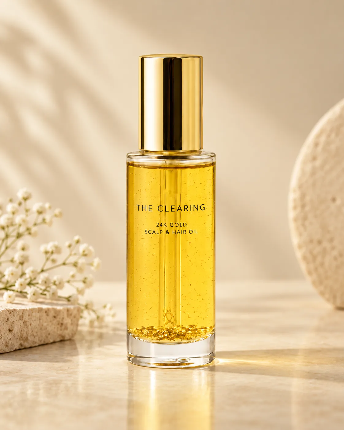 The Clearing 24K Gold Scalp & Hair Oil